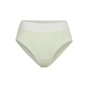 SKIMS COTTON RIB MID RISE BRIEF IN BONE SIZE XXS